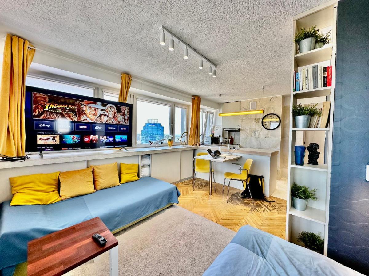 Sun Clima/Ac Metro X2 Fast Wifi 500 Mbs 70'Tv Netflix Appletv Hbo Apartment Варшава Екстериор снимка
