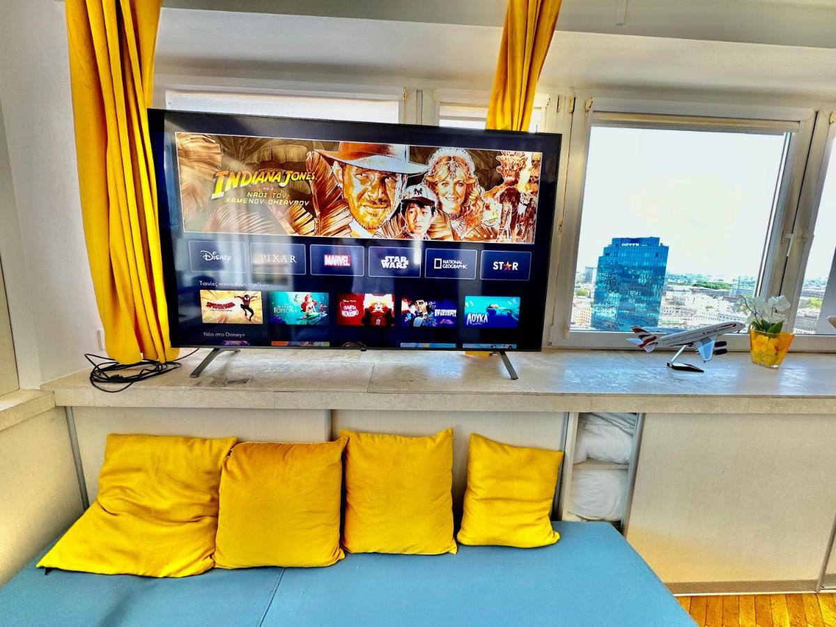 Sun Clima/Ac Metro X2 Fast Wifi 500 Mbs 70'Tv Netflix Appletv Hbo Apartment Варшава Екстериор снимка